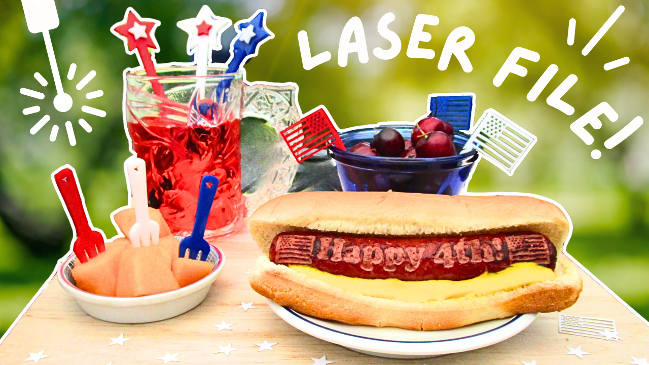 Memorial Day & 4th of July Laser Cut Party Supplies, Free Download