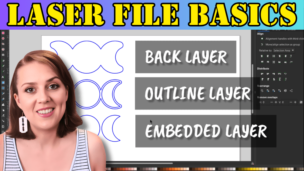 How to Contour, Embed & Layer – Laser Cut SVG Design Inkscape for&nbsp;Beginners