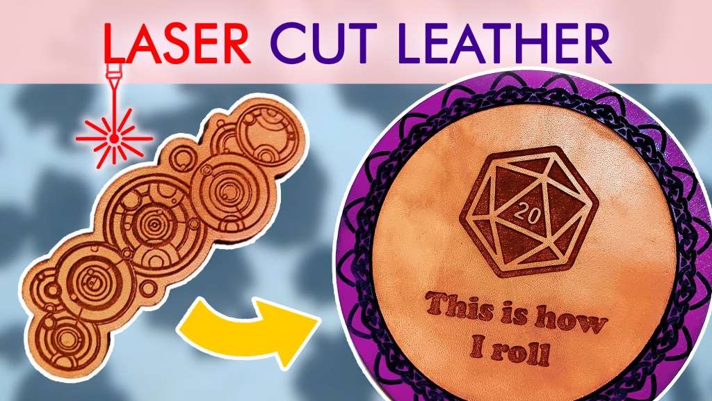 Super EASY Trick to Laser Cut Leather ✨- Laser Cutting & Engraving Leather&nbsp;Techniques