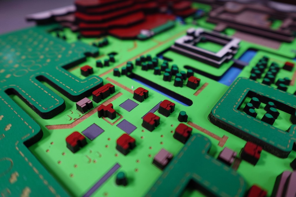 How to Make LOZ Hyrule Link to the Past Laser Cut Map Step (30)