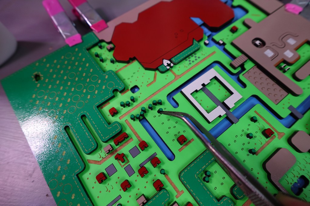 How to Make LOZ Hyrule Link to the Past Laser Cut Map Step (17)
