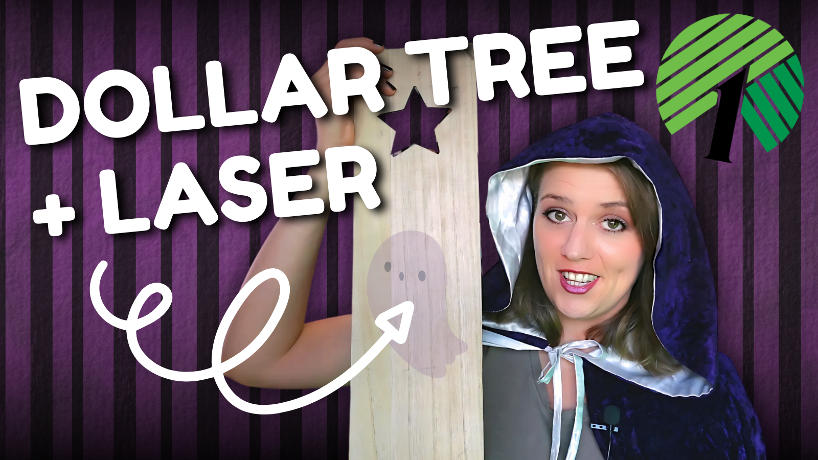 Halloween Laser Crafts from the Dollar Tree!
