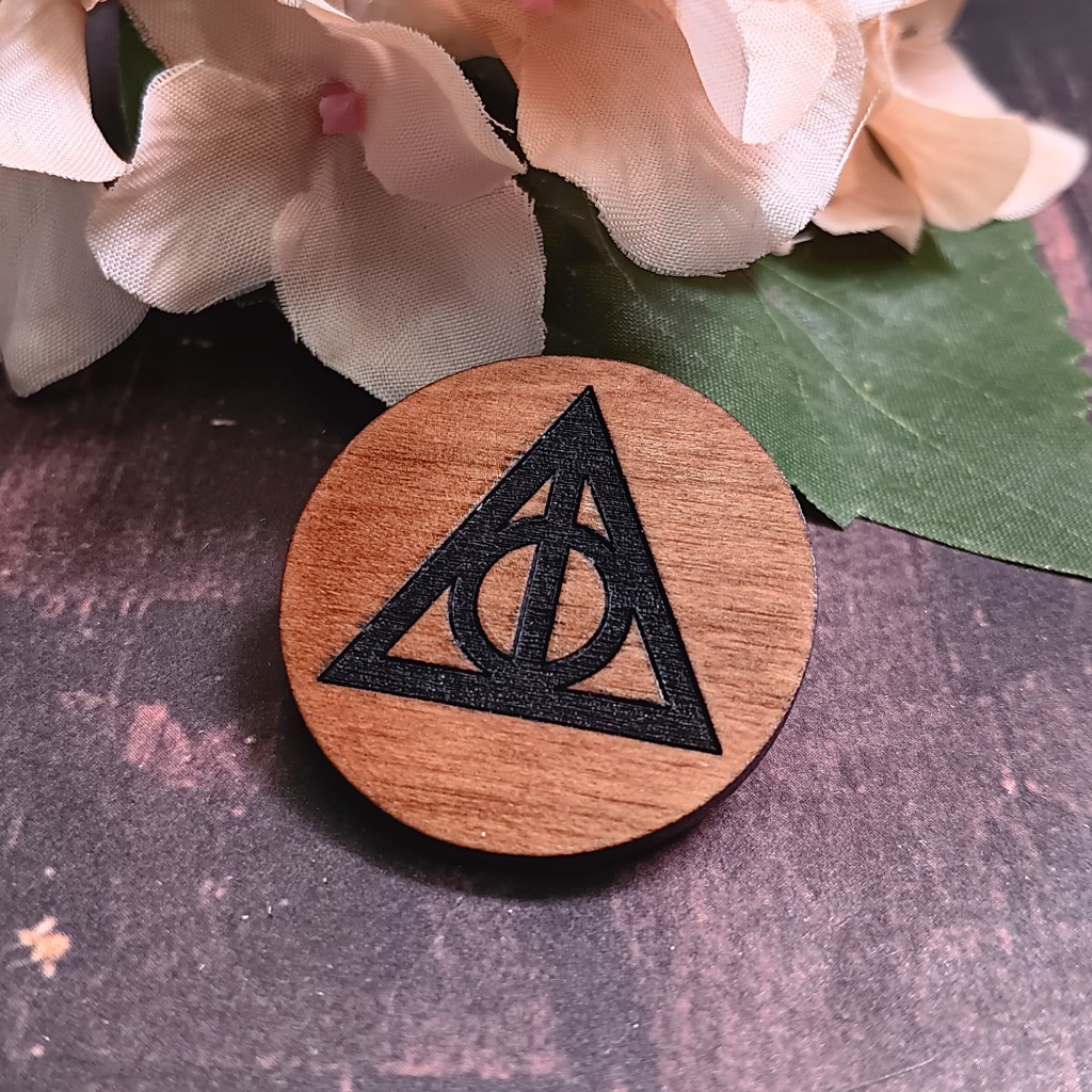 Deathly hallows harry potter symbol laser cut jewelry download svg file (3)
