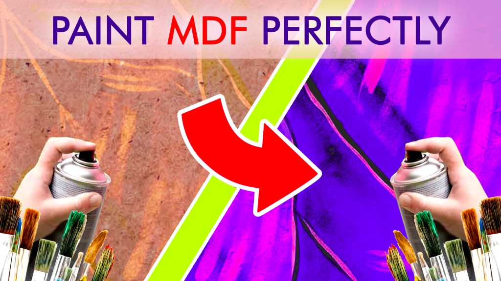 How to Paint MDF – Secrets Revealed&nbsp;🎨