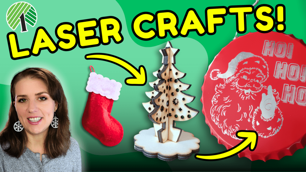 Easy Laser Engraved Dollar Tree Christmas Gifts &&nbsp;Decorations!