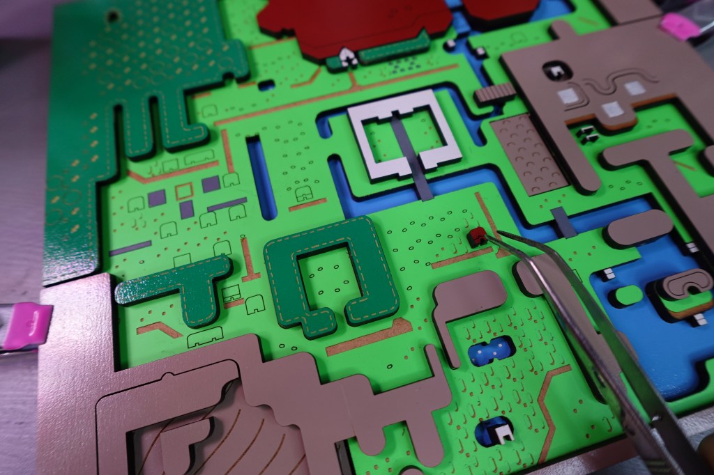 How to Make LOZ Hyrule Link to the Past Laser Cut Map Step (15)