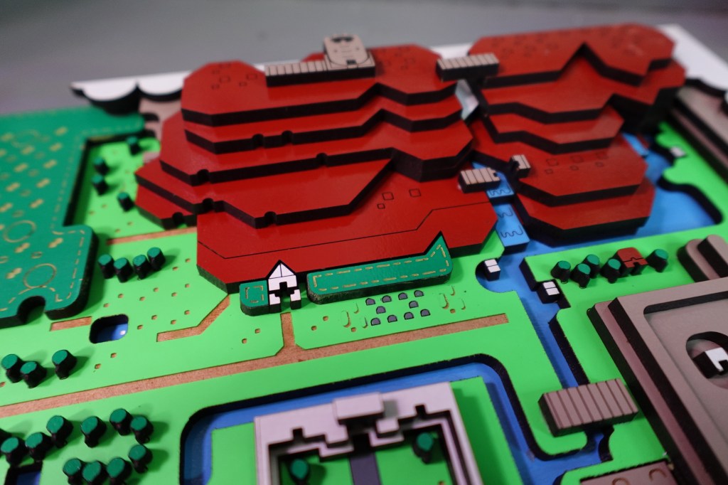 How to Make LOZ Hyrule Link to the Past Laser Cut Map Step (31)