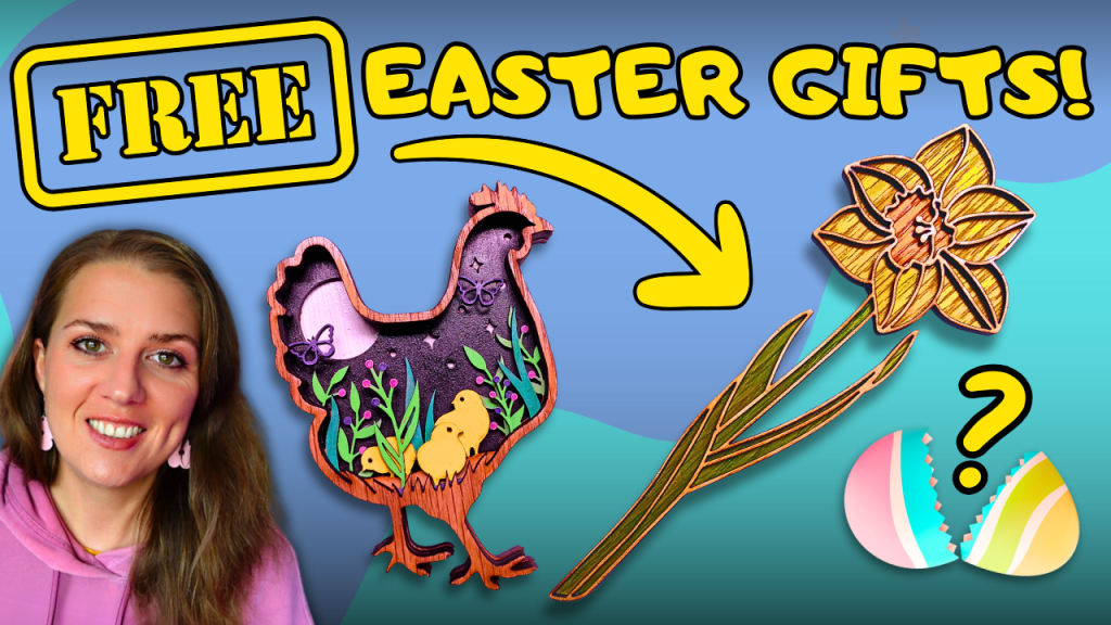 Easy Laser Cut Easter Gifts & Décor – From&nbsp;Scraps!