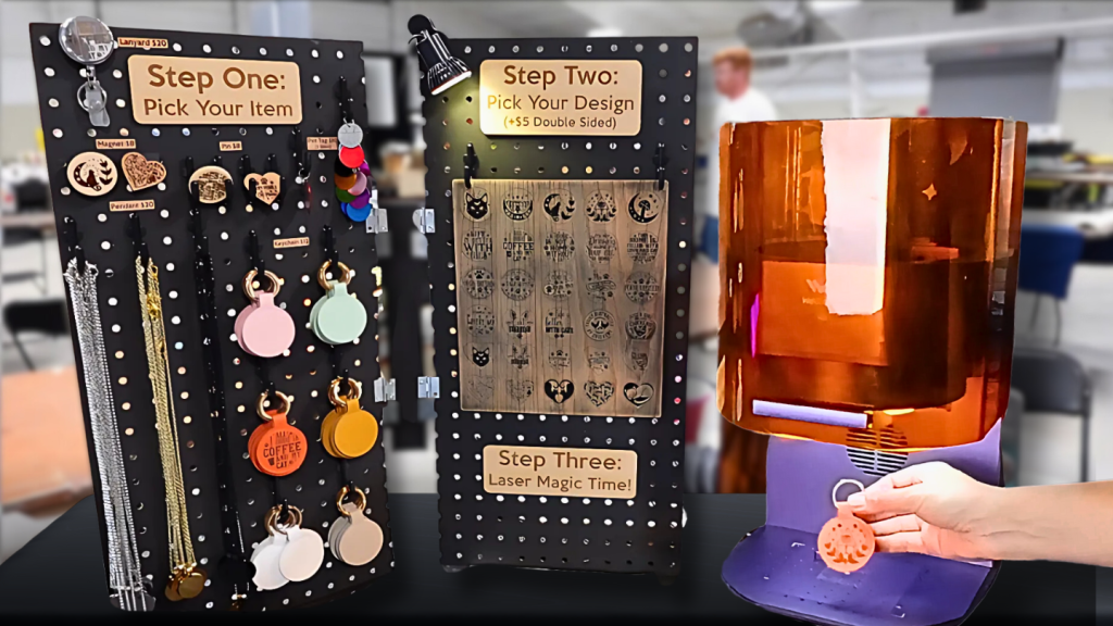 I Took a Laser to a Craft Show & THIS Happened! (WeCreat&nbsp;Lumos)