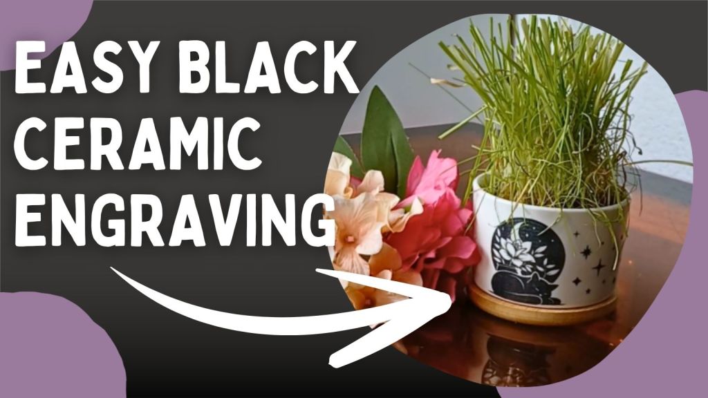 Get Perfectly Black Laser Engravings on Ceramic Pots with a Diode&nbsp;Laser