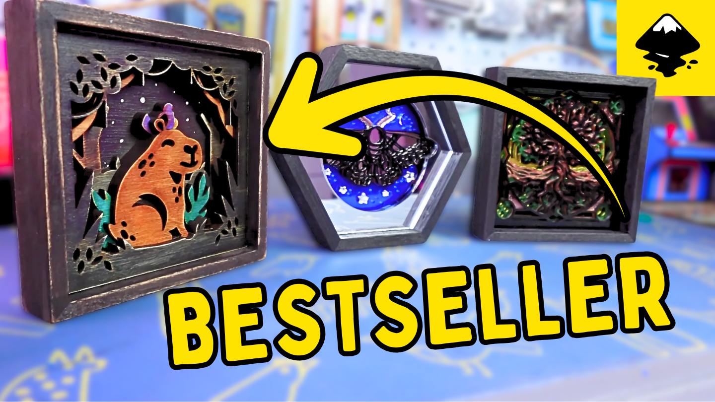How to Make My #1 Selling Product – Laser Cut Shadow Boxes