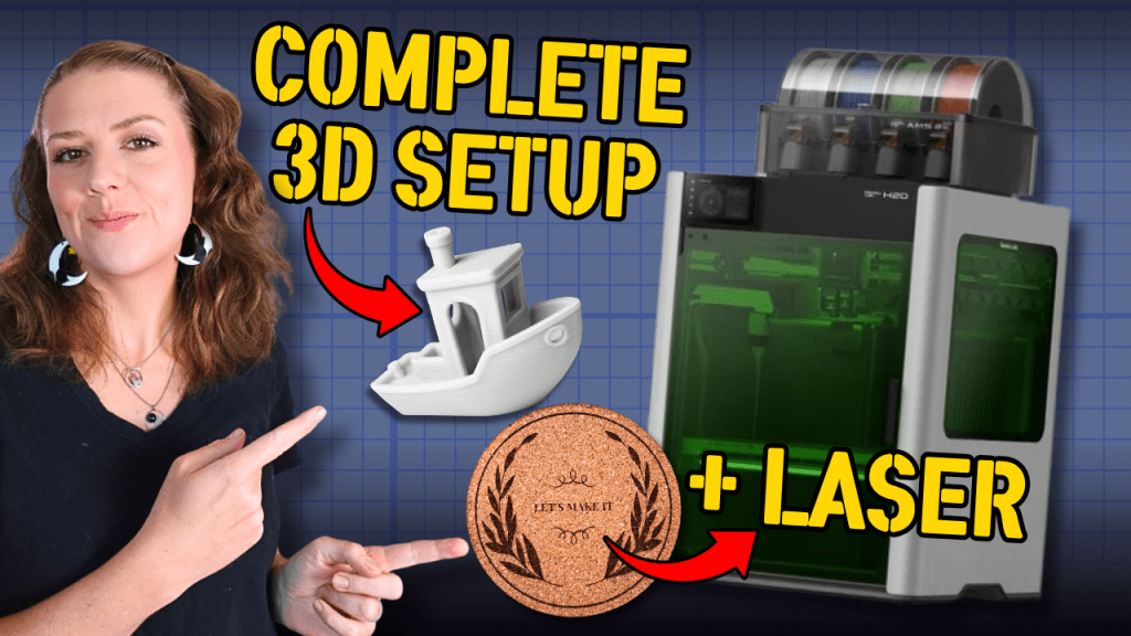 Bambu H2D 3D Printer + Laser Upgrade: Complete&nbsp;Setup