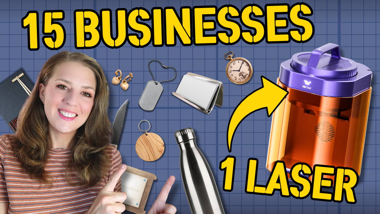 15 Laser Engraver Businesses with Less Competition Than You Think (WeCreat Lumos Flex)